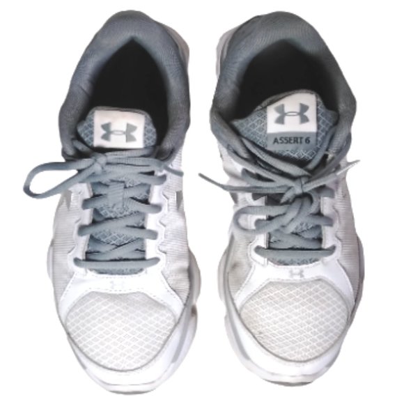 Under Armour white Women Micro G Assert 6 Running shoes Size 8 - Picture 5 of 7